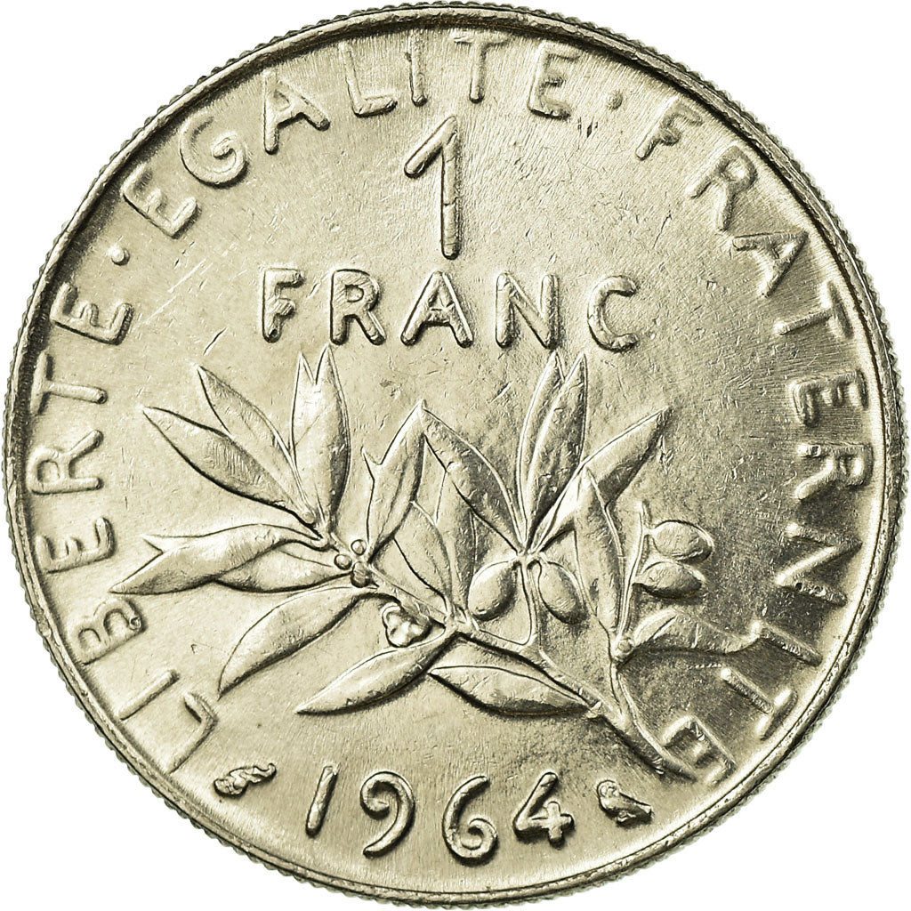 Monnaie, France, Semeuse, Franc, 1964, Paris, SUP, Nickel, Gadoury:474, KM:925.1