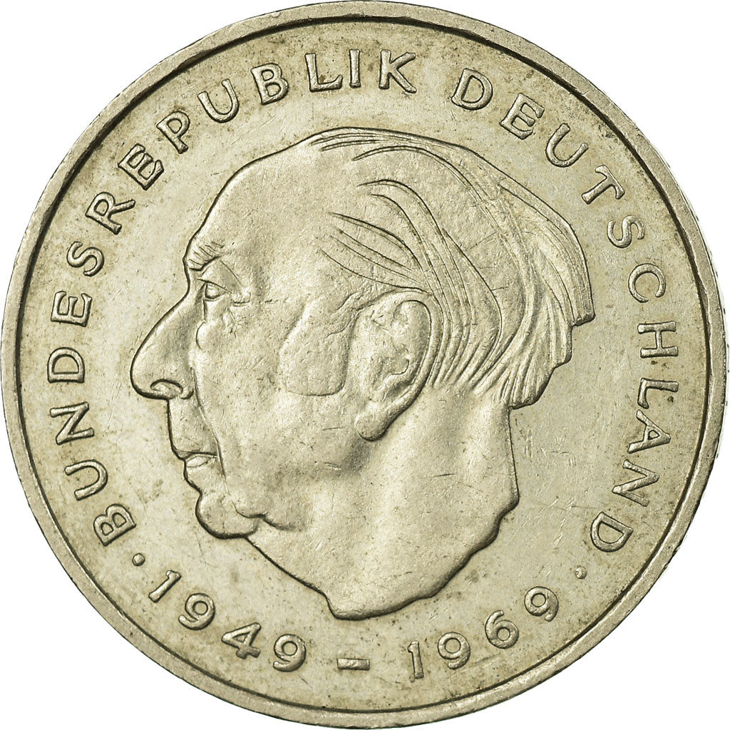 Coin, GERMANY - FEDERAL REPUBLIC, 2 Mark, 1970, Hambourg, EF(40-45)