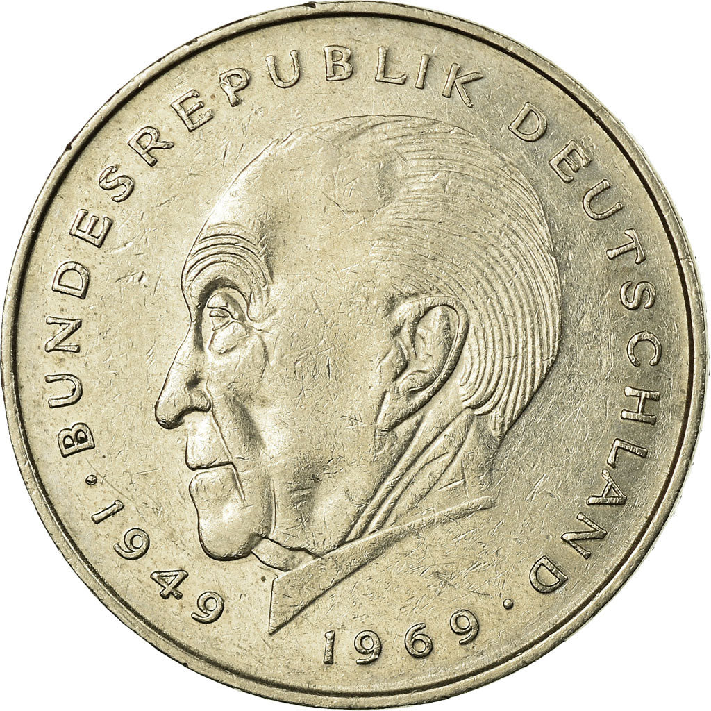 Coin, GERMANY - FEDERAL REPUBLIC, 2 Mark, 1987, Munich, EF(40-45), Copper-Nickel