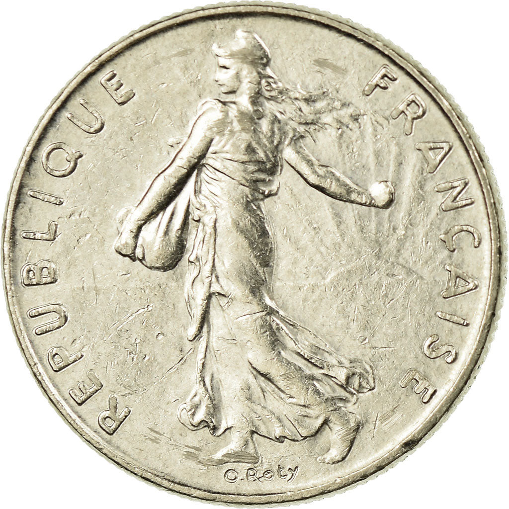 Münze, Frankreich, Semeuse, 1/2 Franc, 1994, Paris, SS, Nickel, KM:931.2