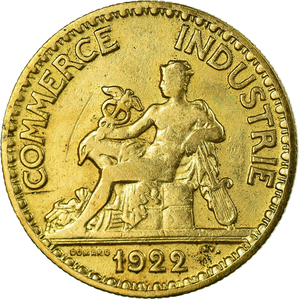 Münze, Frankreich, Chambre de commerce, 50 Centimes, 1922, S+, Aluminum-Bronze