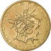 Moneta, Francja, Mathieu, 10 Francs, 1985, EF(40-45), Mosiądz niklowy, KM:940