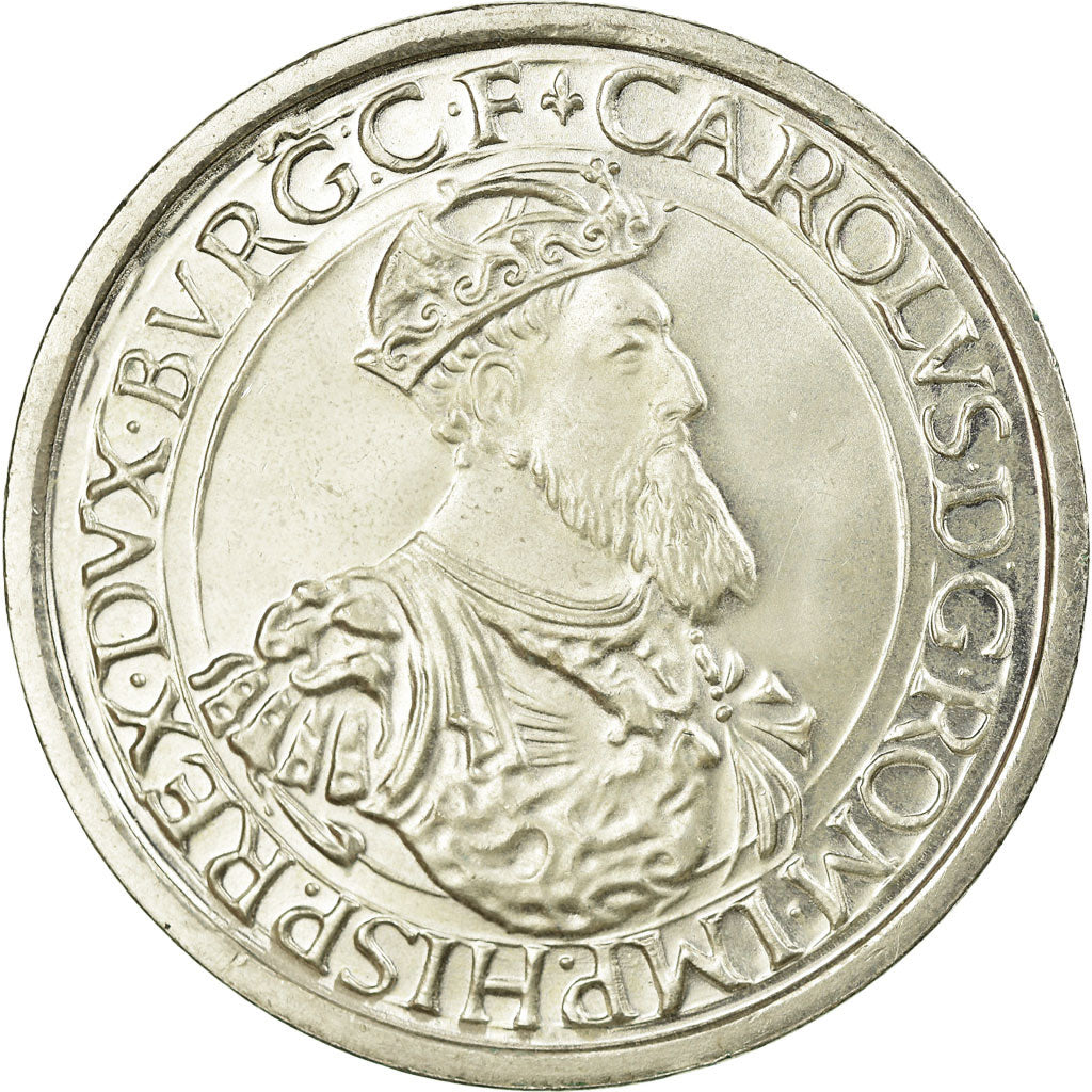 Coin, Belgium, 5 Ecu, 1987, AU(55-58), Silver, KM:166