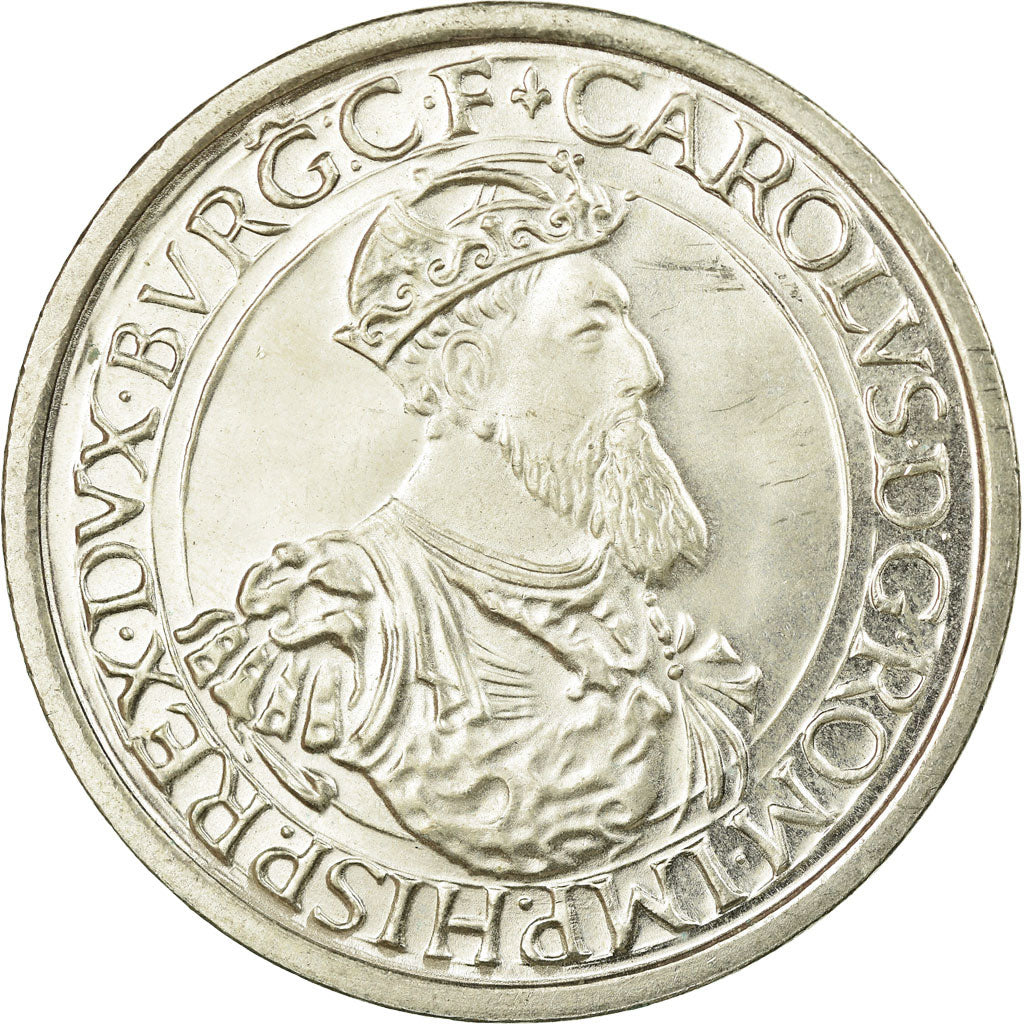 Moneta, Belgio, 5 Ecu, 1987, SPL-, Argento, KM:166
