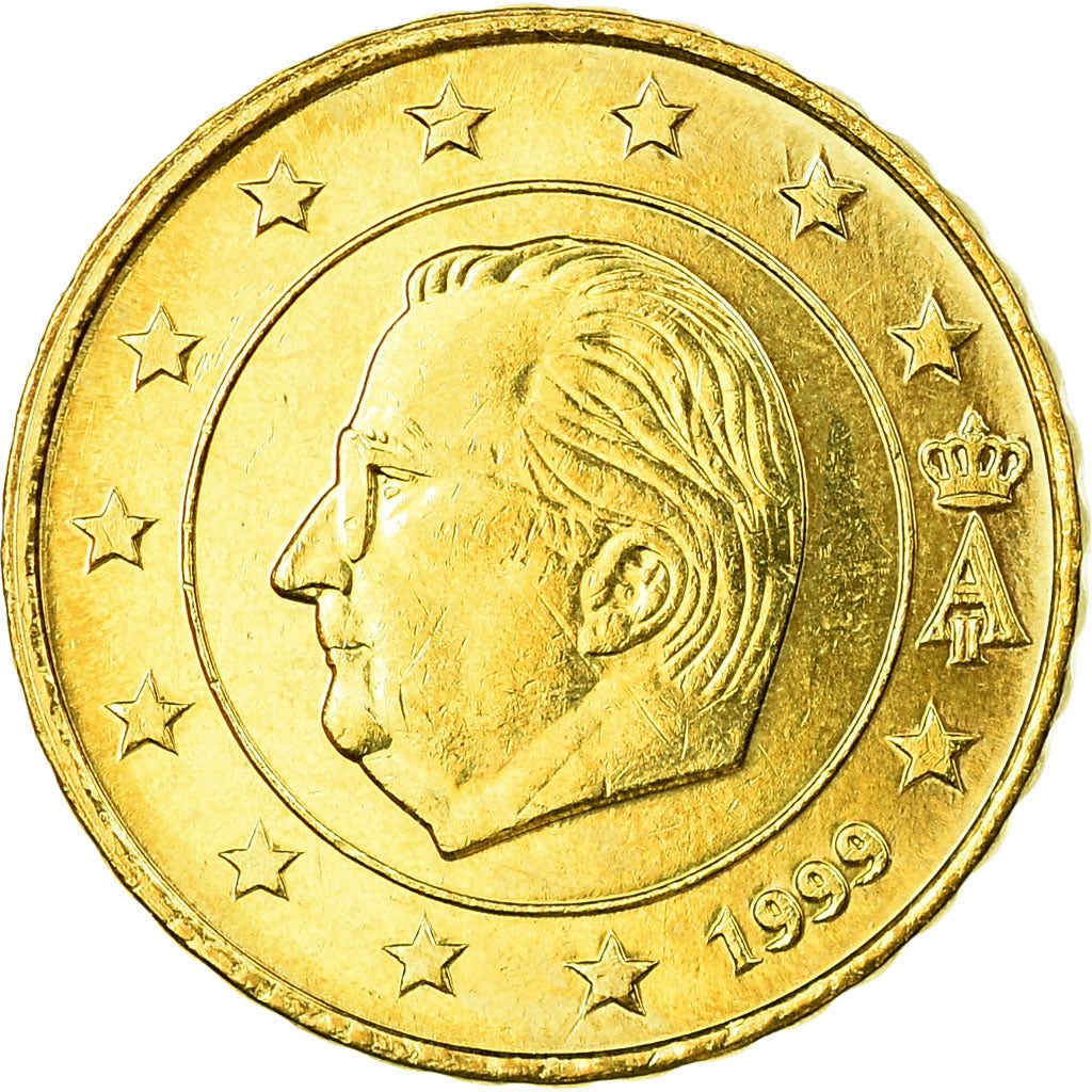 Belgium, 10 Euro Cent, 1999, AU(55-58), Brass, KM:227