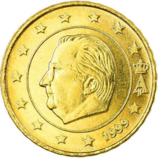 Belgium, 10 Euro Cent, 1999, AU(55-58), Brass, KM:227