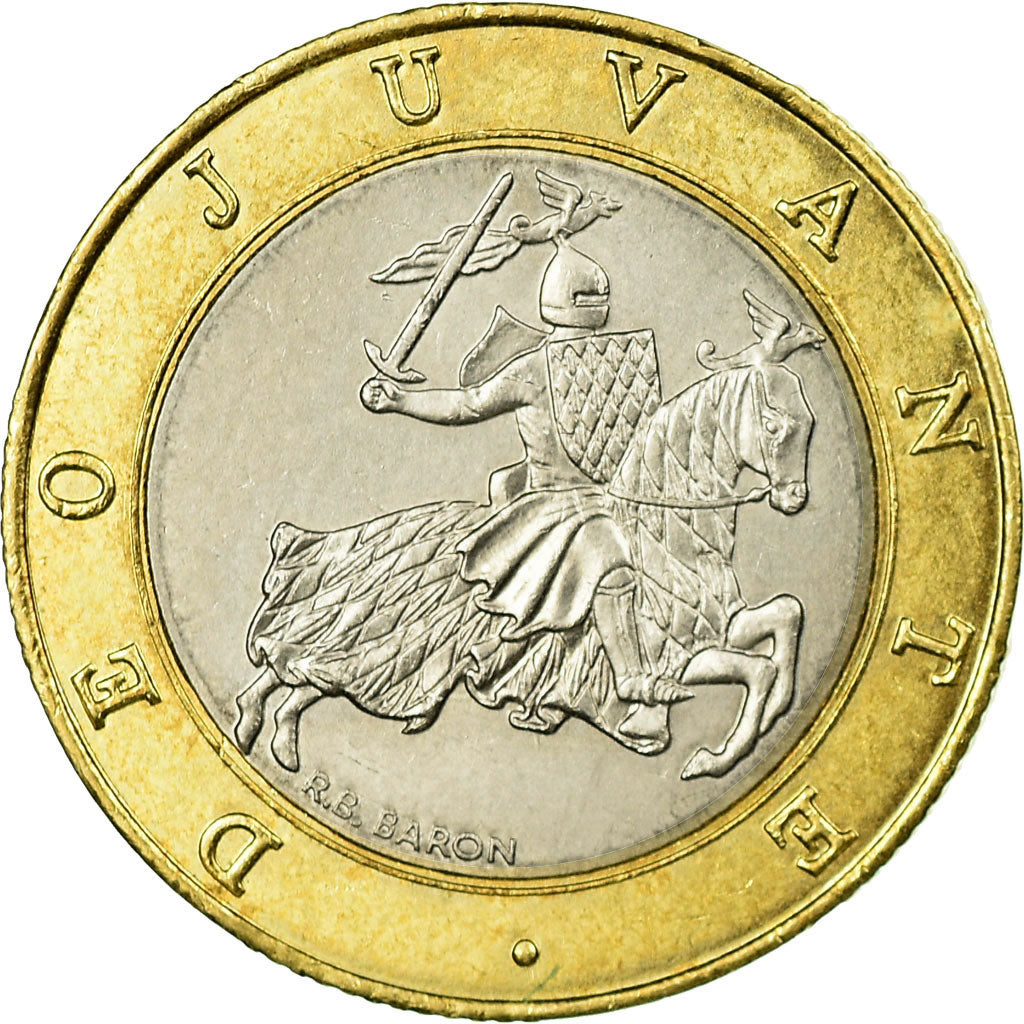 Coin, Monaco, Rainier III, 10 Francs, 2000, EF(40-45), Bi-Metallic, KM:163