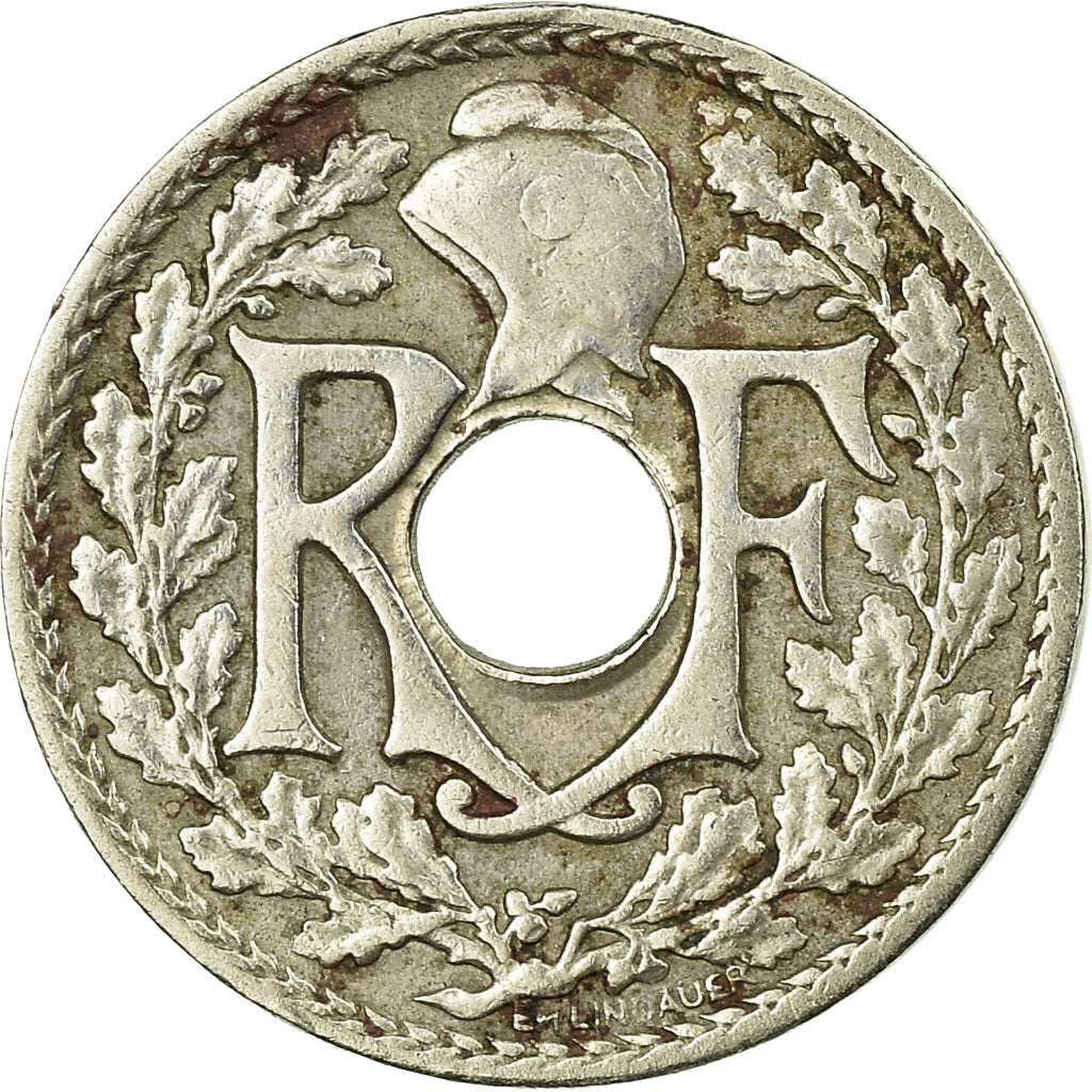 Coin, France, Lindauer, 5 Centimes, 1925, Paris, EF(40-45), Copper-nickel