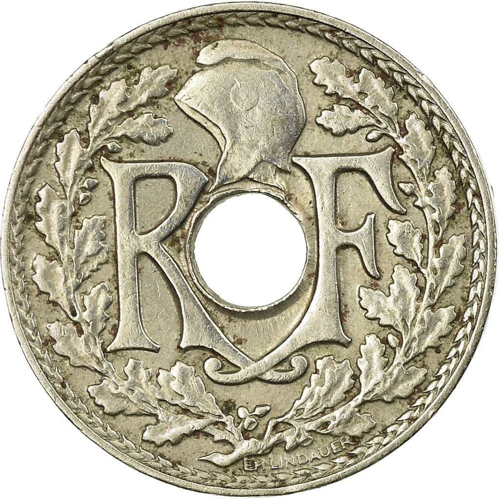 Moeda, França, Lindauer, 5 Centimes, 1932, Paris, EF(40-45), Cobre-níquel