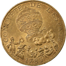 Moneta, Francia, La conquête, 10 Francs, 1983, Paris, BB, Nichel-bronzo