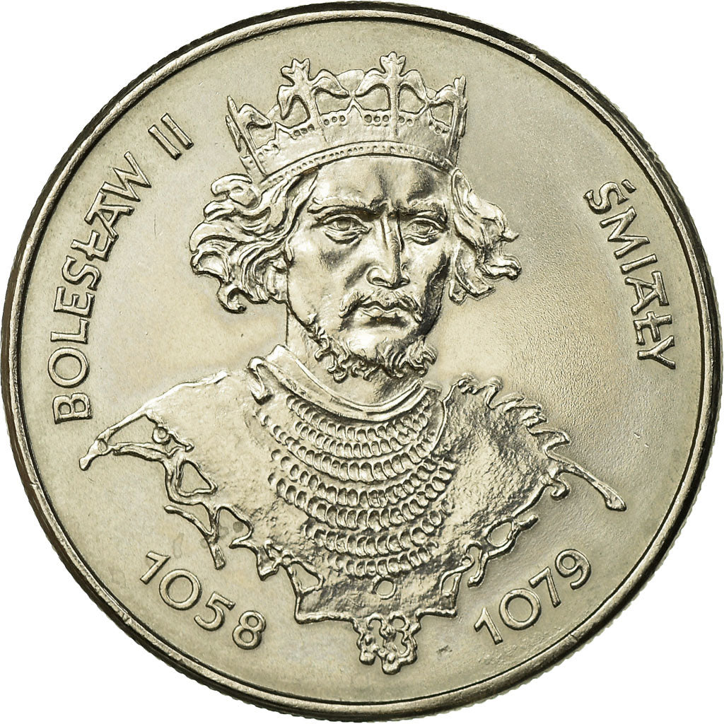 Coin, Poland, King Boleslaw II, 50 Zlotych, 1981, Warsaw, AU(55-58)