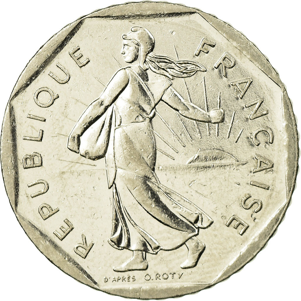 Moneda, Francia, Semeuse, 2 Francs, 1998, MBC, Níquel, KM:942.1, Gadoury:547