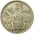 Munten, Spanje, Caudillo and regent, 25 Pesetas, 1958, ZF, Copper-nickel, KM:787