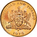 Monnaie, TRINIDAD & TOBAGO, 5 Cents, 1975, FDC, Bronze, KM:26