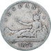 Coin, Spain, Provisional Government, Peseta, 1870, Madrid, VF(20-25), Silver