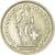 Coin, Switzerland, Franc, 1957, Bern, AU(50-53), Silver, KM:24