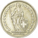 Coin, Switzerland, Franc, 1957, Bern, AU(50-53), Silver, KM:24