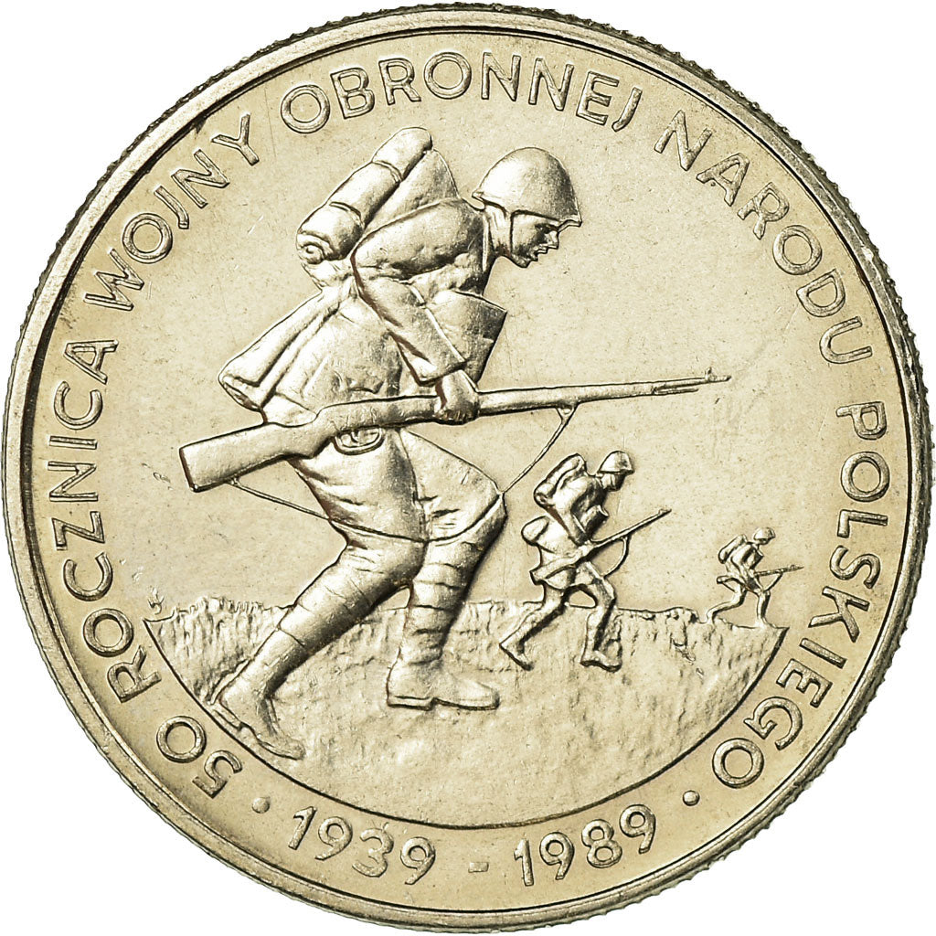 Münze, Polen, 500 Zlotych, 1989, Warsaw, VZ, Copper-nickel, KM:185
