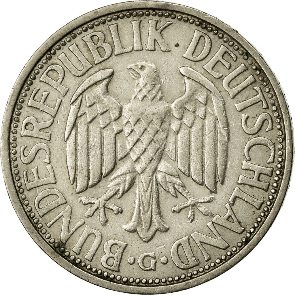 Coin, GERMANY - FEDERAL REPUBLIC, 2 Mark, 1951, Karlsruhe, EF(40-45)