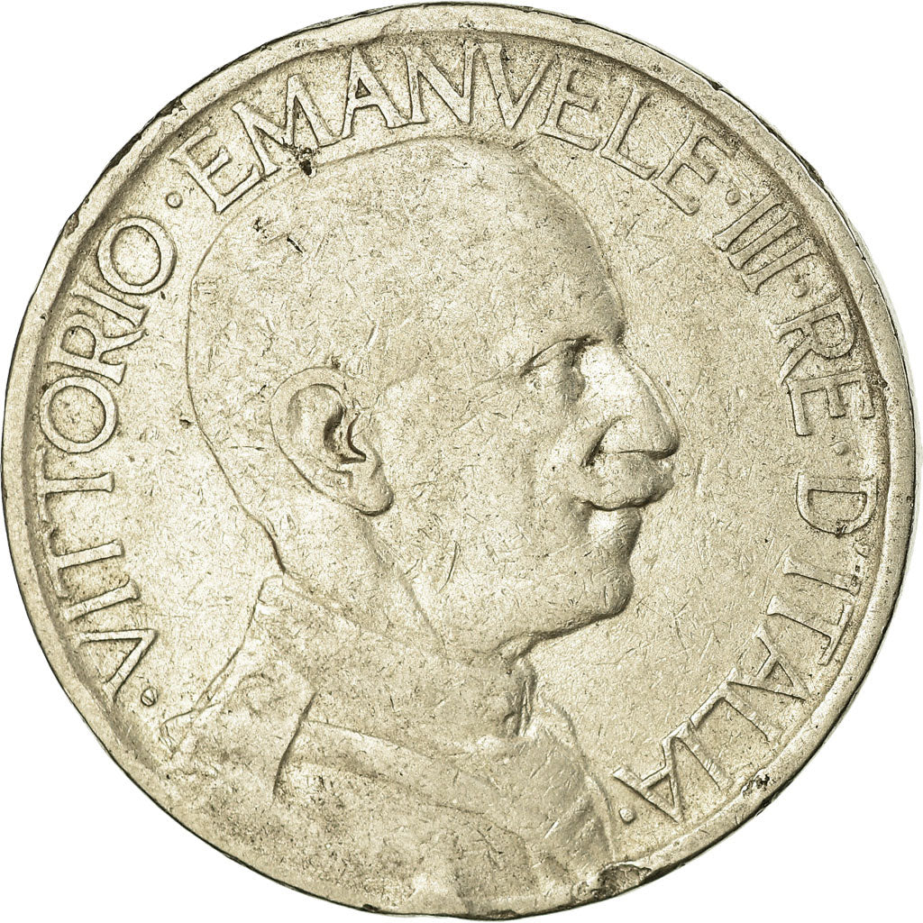 Munten, Italië, Vittorio Emanuele III, 2 Lire, 1924, Rome, ZF, Nickel, KM:63