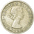 Moeda, Grã-Bretanha, Elizabeth II, Florin, Two Shillings, 1956, VF(30-35)