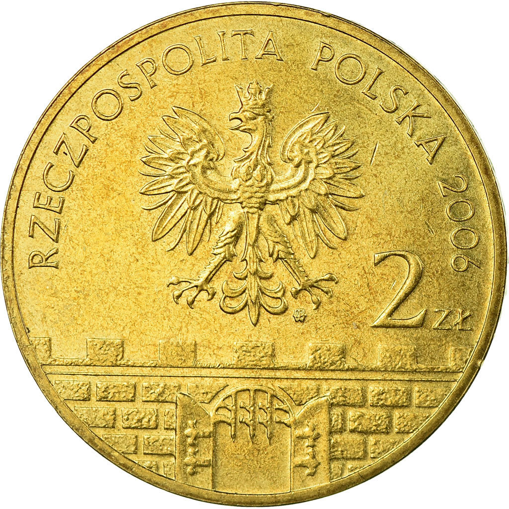 Münze, Polen, Chelmno Palace, 2 Zlote, 2006, Warsaw, SS, Messing, KM:545