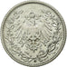 Coin, GERMANY - EMPIRE, 1/2 Mark, 1908, Karlsruhe, EF(40-45), Silver, KM:17