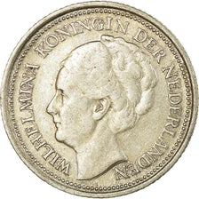 Coin, Netherlands, Wilhelmina I, 10 Cents, 1935, EF(40-45), Silver, KM:163