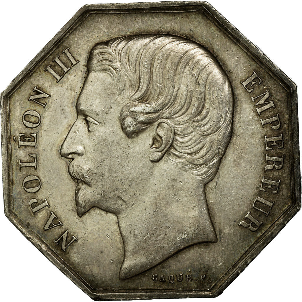 France, Token, Notary, AU(50-53), Silver, Lerouge:427