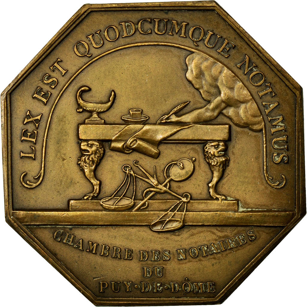 Frankrijk, Token, Notary, UNC-, Bronze, Lerouge:480