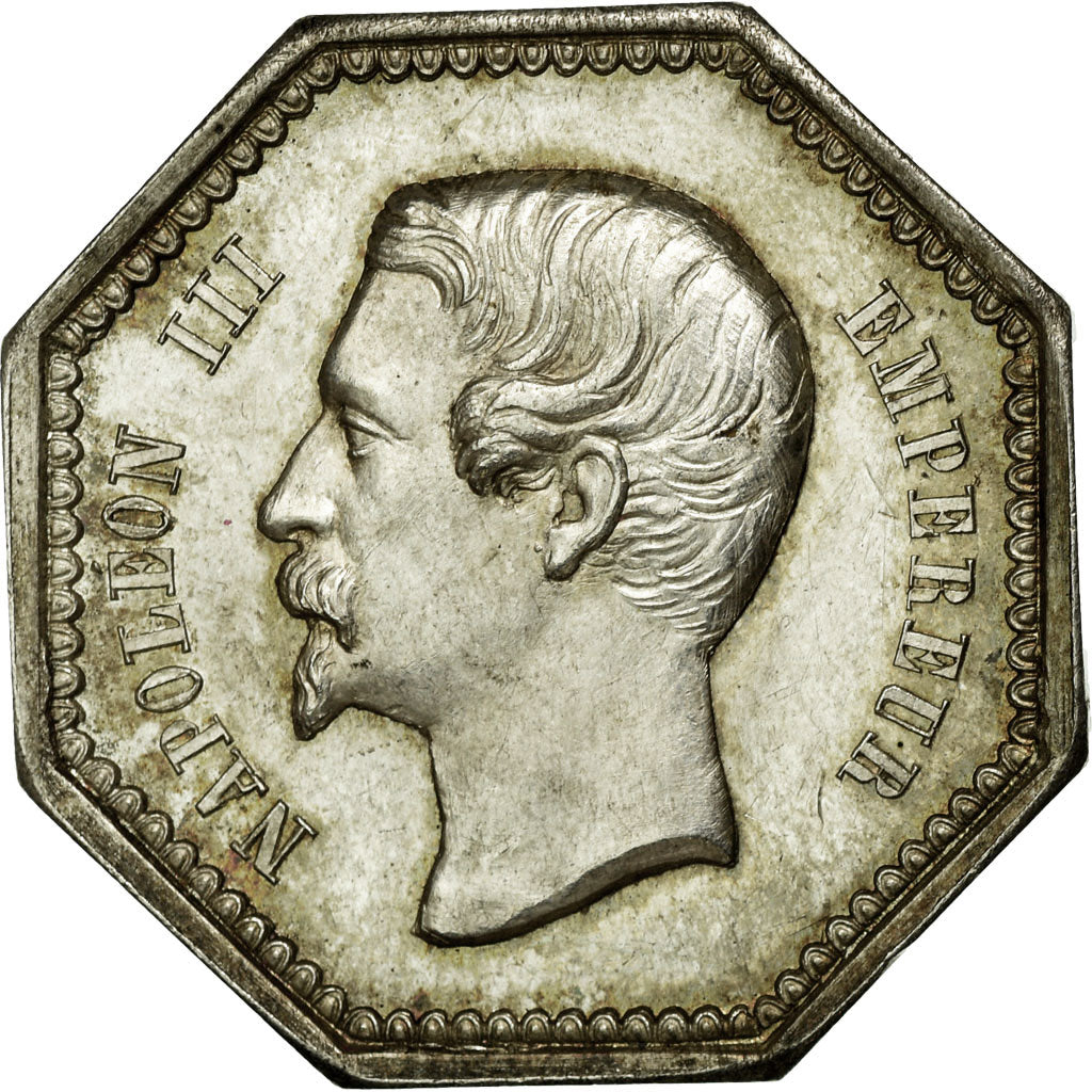 France, Jeton, Notary, TTB+, Argent, Lerouge:61