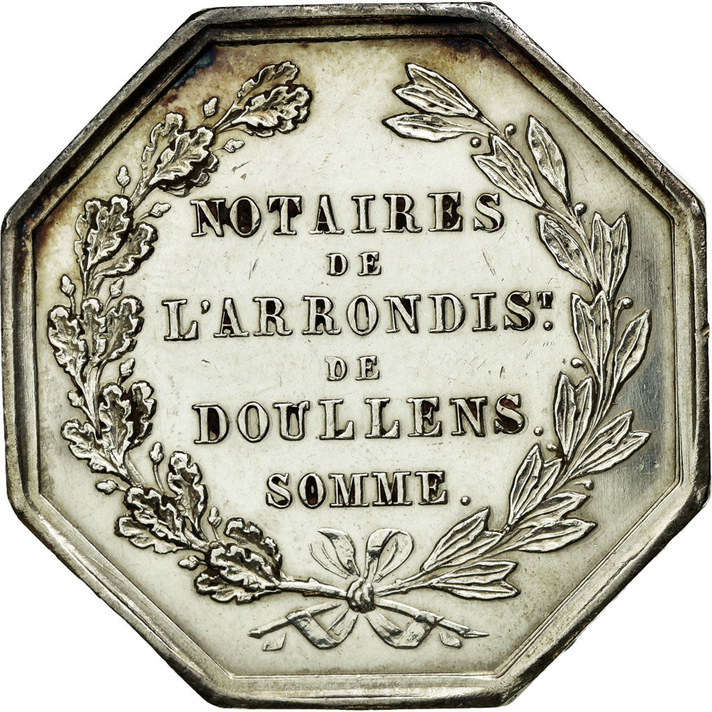 France, Token, Notary, AU(55-58), Silver, Lerouge:122
