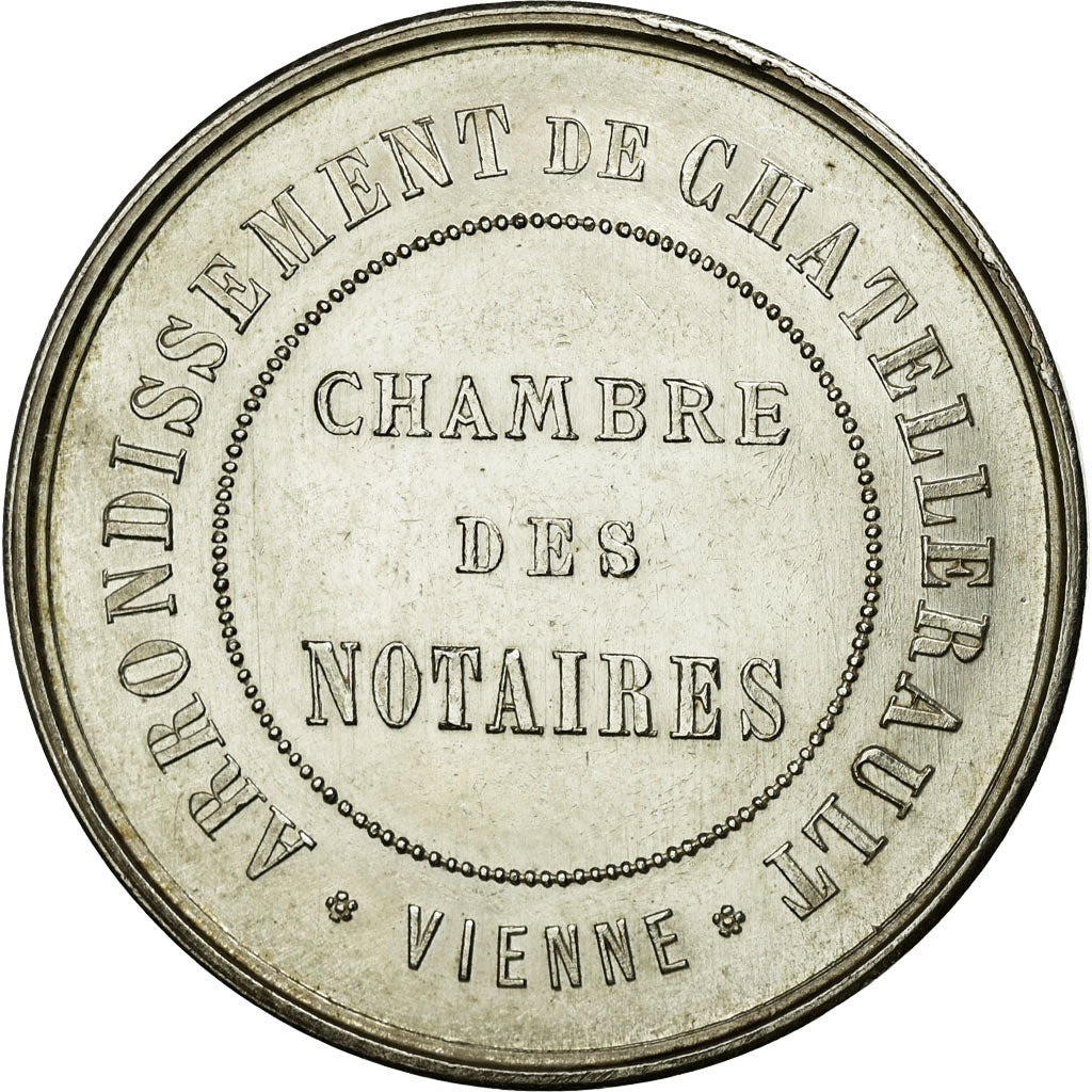 France, Jeton, Notary, SUP, Argent, Lerouge:90