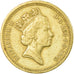 Moneta, Wielka Brytania, Elizabeth II, Pound, 1993, EF(40-45), Mosiądz niklowy