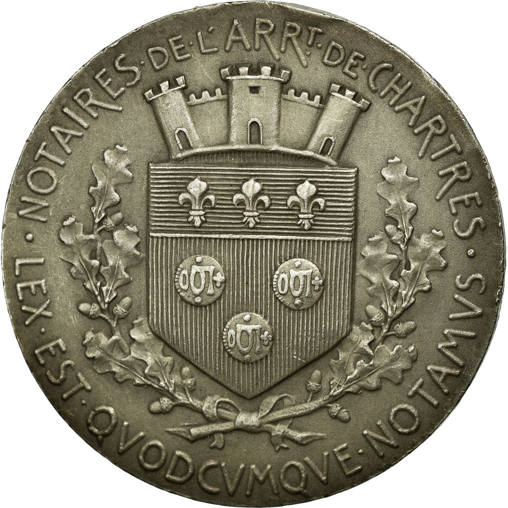 France, Token, Notary, AU(50-53), Silver, Lerouge:78, Daniel:Dupuis