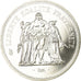 Münze, Frankreich, Hercule, 50 Francs, 1977, Paris, FDC, STGL, Silber