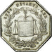 France, Token, Notary, 1833, AU(50-53), Silver, Lerouge:72