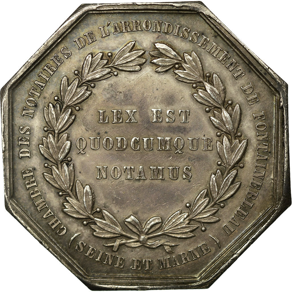 France, Jeton, Notaires de l'Arrondissement de Fontainebleau, Pingret, SUP