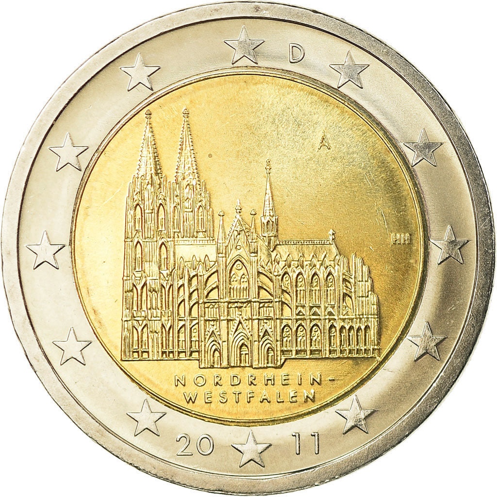 Federale Duitse Republiek, 2 Euro, NORDRHEIN - WESTFALEN, 2011, PR, Bi-Metallic