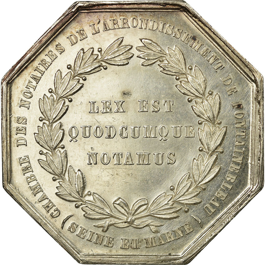Francia, Token, Notaires de l'Arrondissement de Fontainebleau, Borrel, EBC