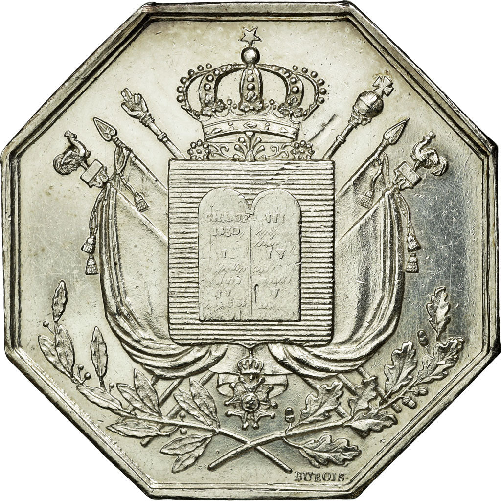 France, Token, Notary, AU(55-58), Silver, Lerouge:134