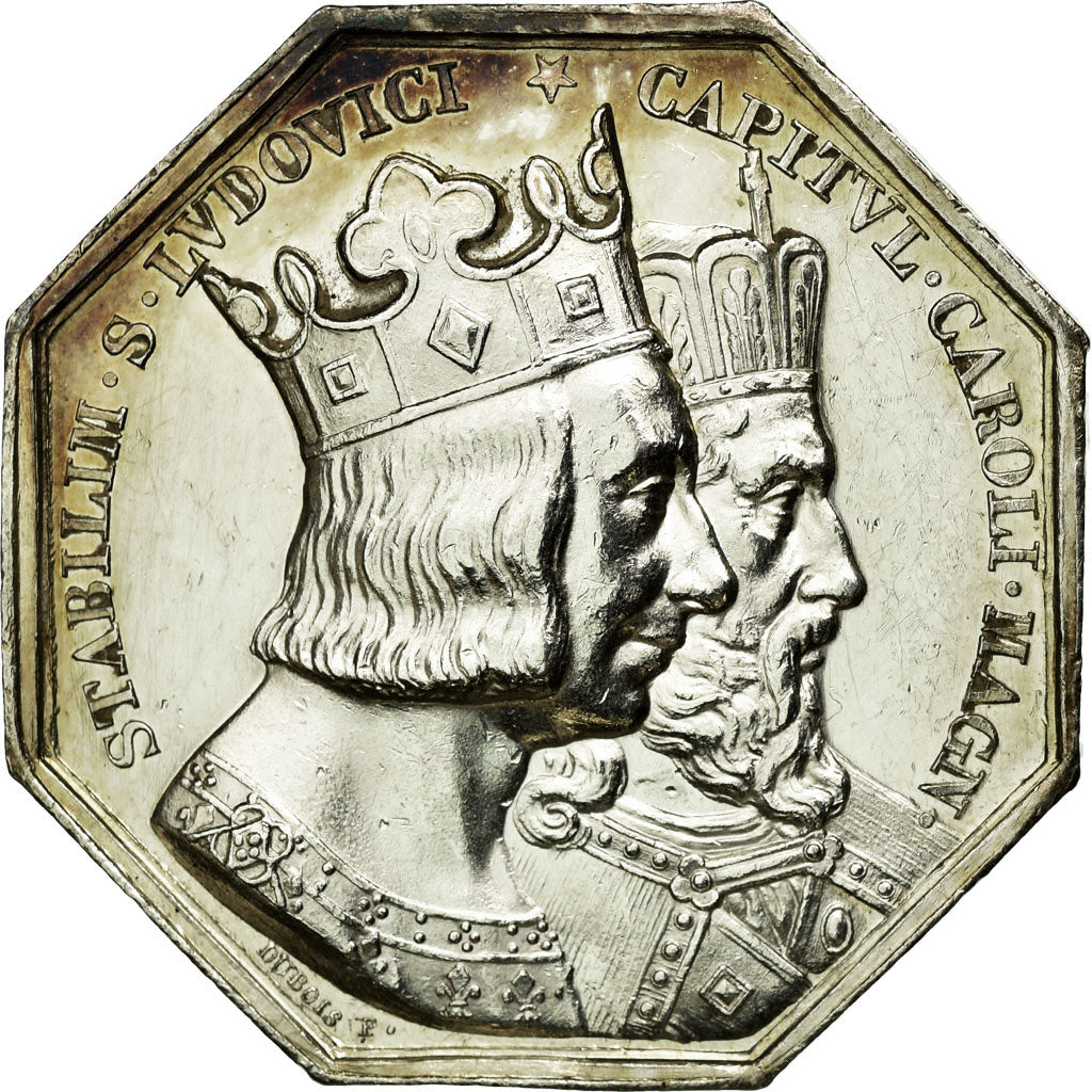 France, Token, Notary, 1844, MS(63), Silver, Lerouge:146