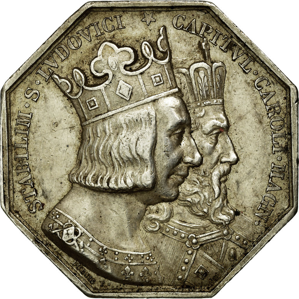 France, Token, Notary, 1844, AU(50-53), Silver, Lerouge:146