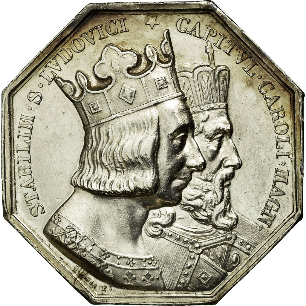 France, Token, Notary, 1844, AU(55-58), Silver, Lerouge:146