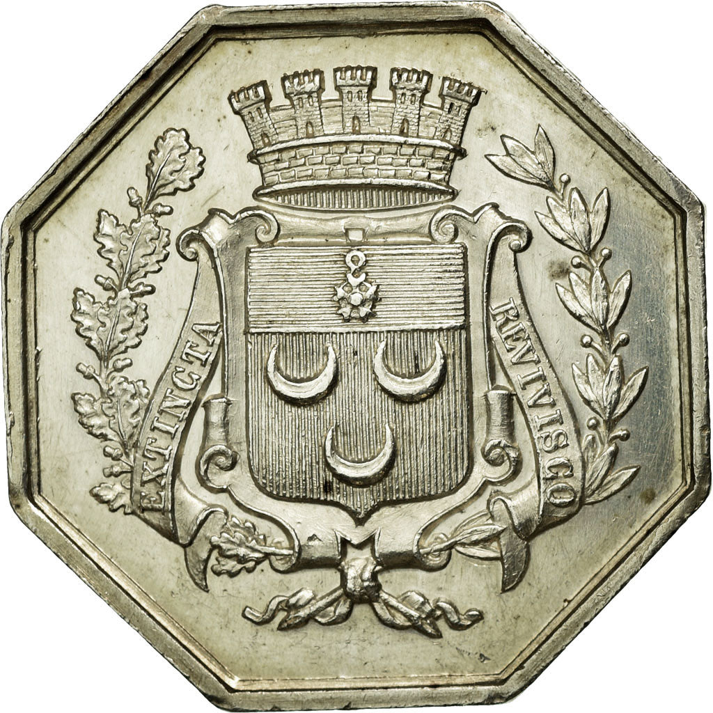 France, Token, Notary, AU(55-58), Silver, Lerouge:84