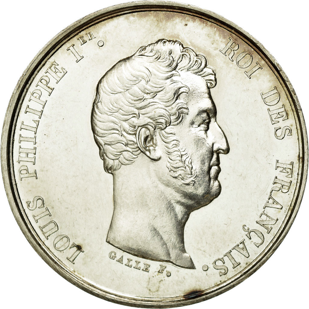 France, Token, Notary, 1831, MS(63), Silver, Lerouge:154