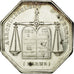 France, Token, Notary, AU(55-58), Silver, Lerouge:127a