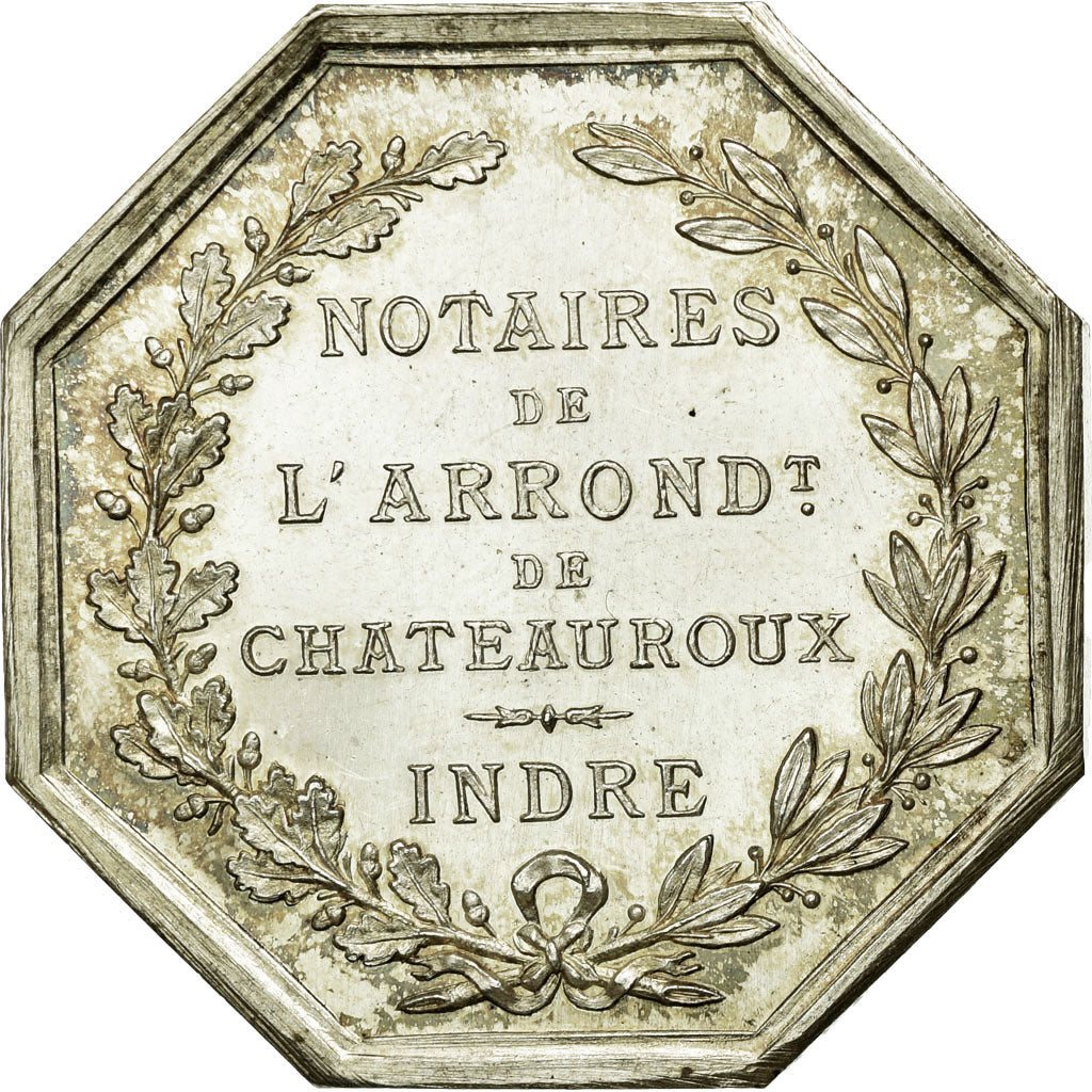 France, Token, Notaires de l'Arrondissement de Châteauroux, Indre, n.d.