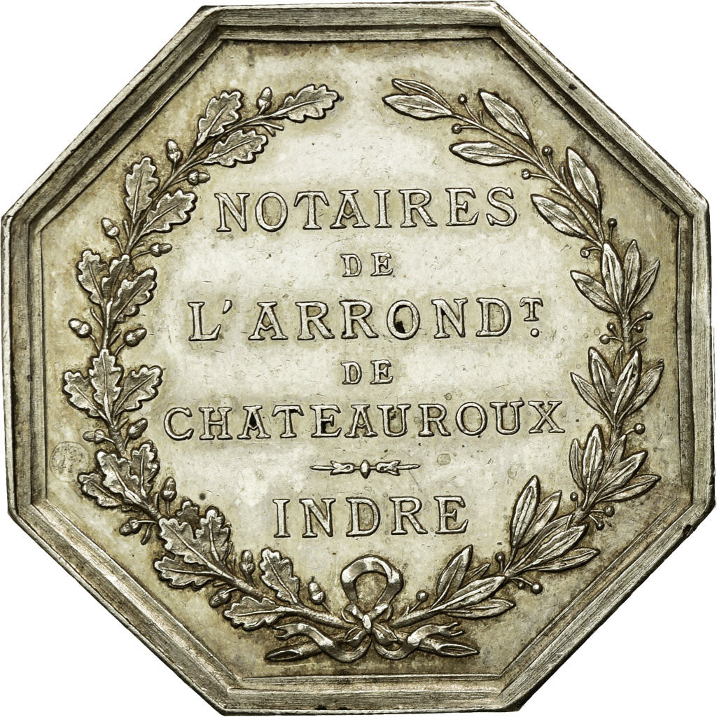 France, Token, Notaires de l'Arrondissement de Châteauroux, Indre, n.d.