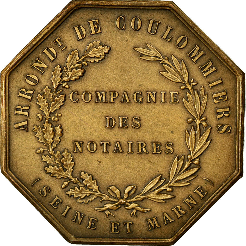 France, Jeton, Notary, 1831, SUP, Bronze, Lerouge:112c